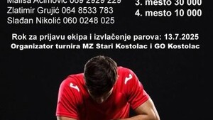 Memorijalni turnir u malom fudbalu „Gojko Spasić Rus“: Prijave u toku