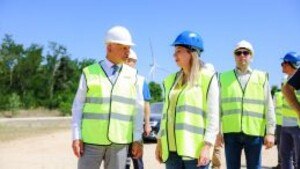 Dubravka Đedović Handanović, ministarka rudarstva i energetike, obišla radove na izgradnji VE „Kostolac“