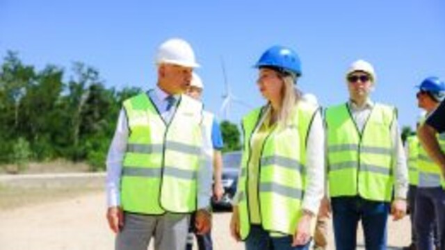 Dubravka Đedović Handanović, ministarka rudarstva i energetike, obišla radove na izgradnji VE „Kostolac“