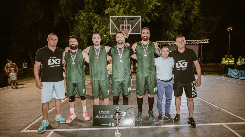 Turnir u basketu 3×3 „Kostolac 2025“ okupio 19 ekipa