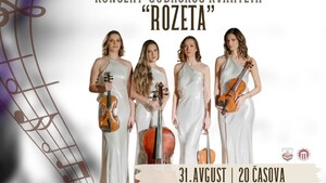 Koncert gudačkog kvarteta „Rozeta“ u Kostolcu – završnica „Kostolačkog leta 2025“