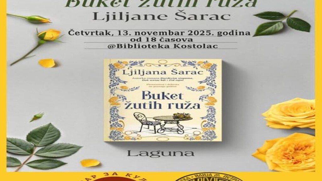 Ljiljana Šarac promoviše knjigu „Buket žutih ruža“