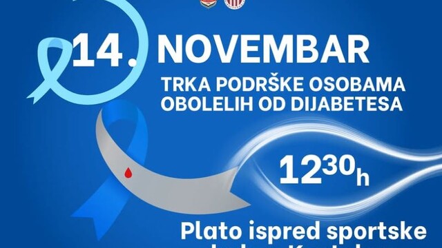 Trka podrške osobama obolelim od dijabetesa u Kostolcu
