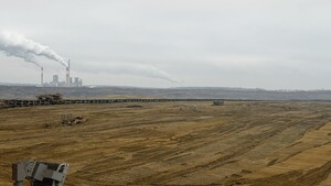 Sa Šestog jalovinskog sistema na Površinskom kopu „Drmno“