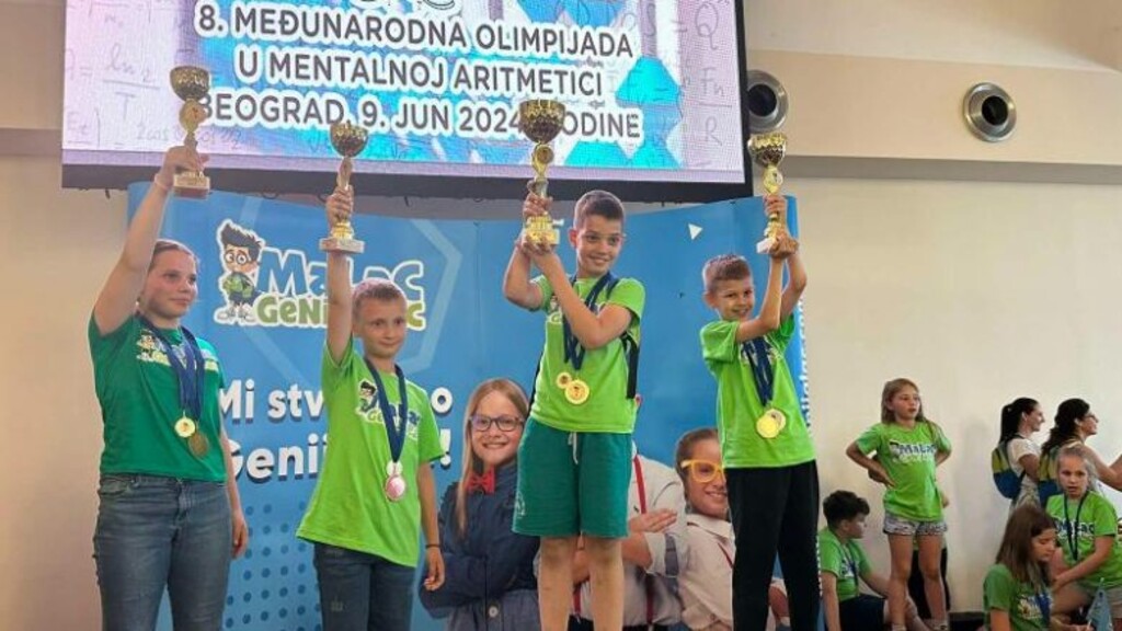 Međunarodna olimpijada u mentalnoj aritmetici uspešna za Kostolčane