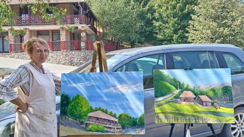 Članovi Udruženja likovnih stvaralaca “Spektar” učesnici 10. Likovne kolonije u kompleksu Ravništarka