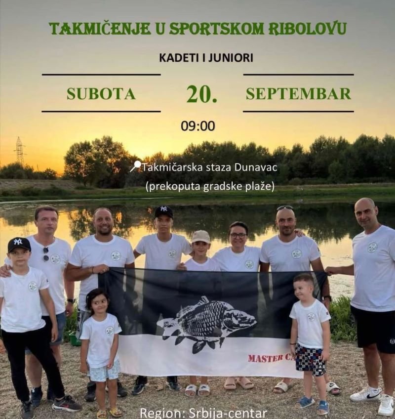 Takmičenje u sportskom ribolovu za kadete i juniore