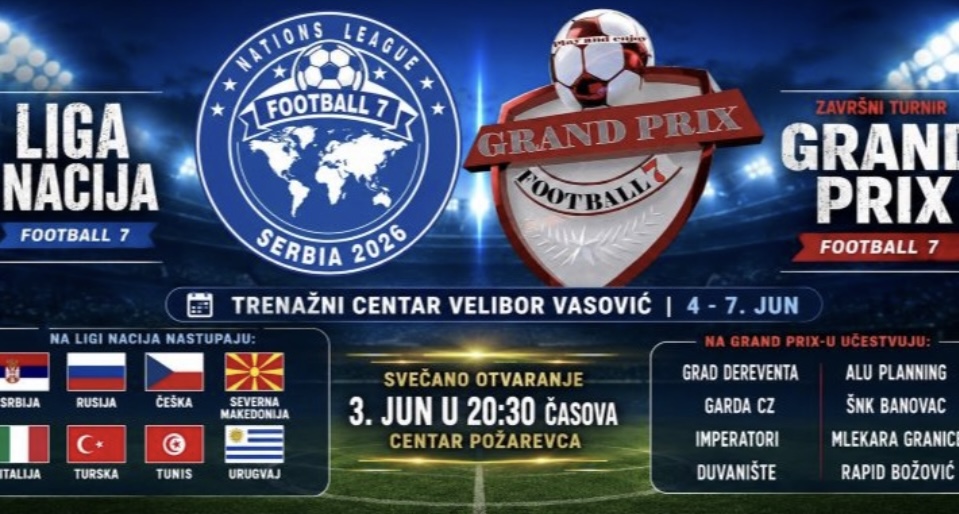 Požarevac domaćin Lige nacija i Grand Prix fudbala 7