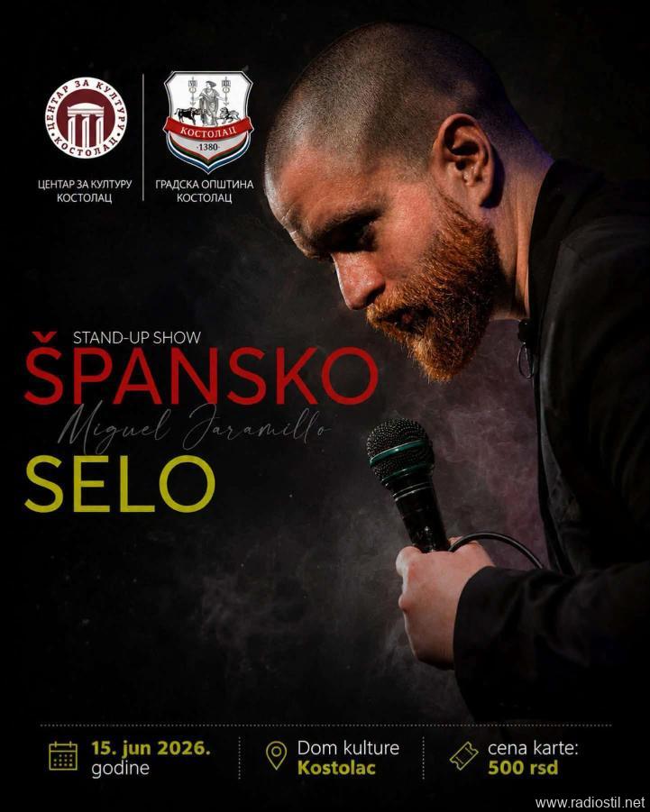 Migel Haramiljo u Kostolcu: Stand-up nastup Špansko selo