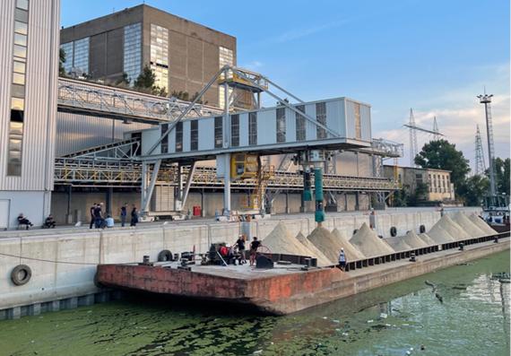 Pristanište Kostolac: Rekordan izvoz gipsa rekom