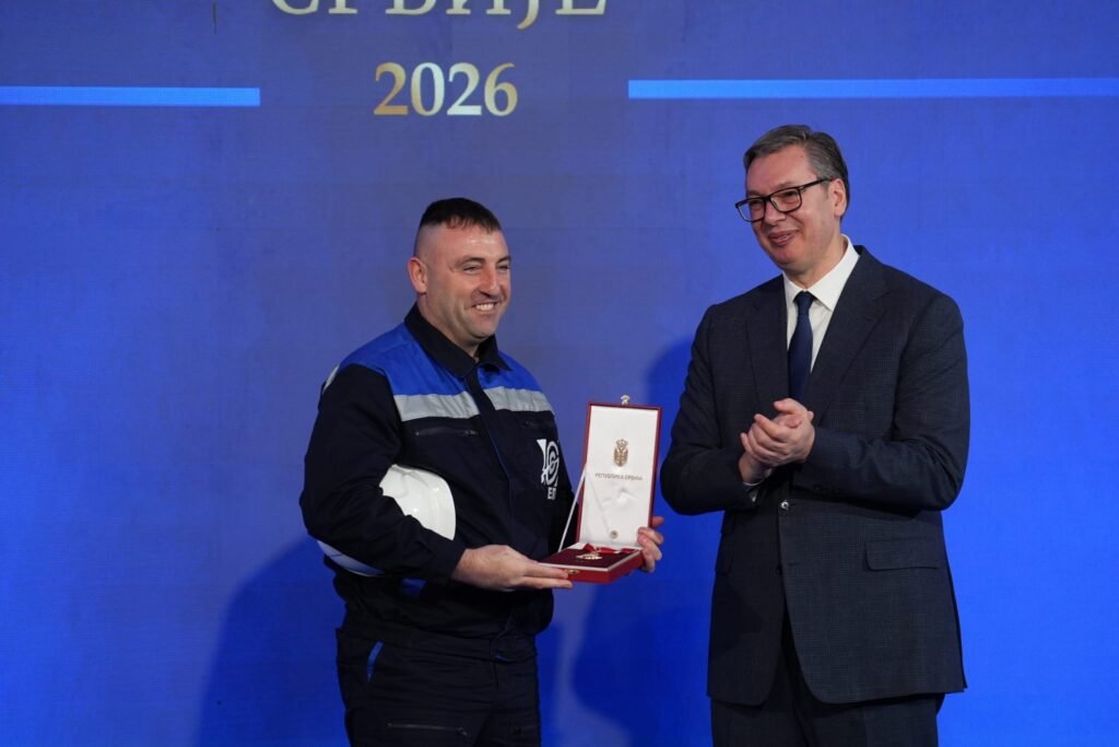 Predsednik Republike Srbije odlikovao rudara EPS