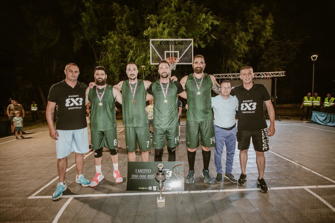 Turnir u basketu 3×3 „Kostolac 2025“ okupio 19 ekipa