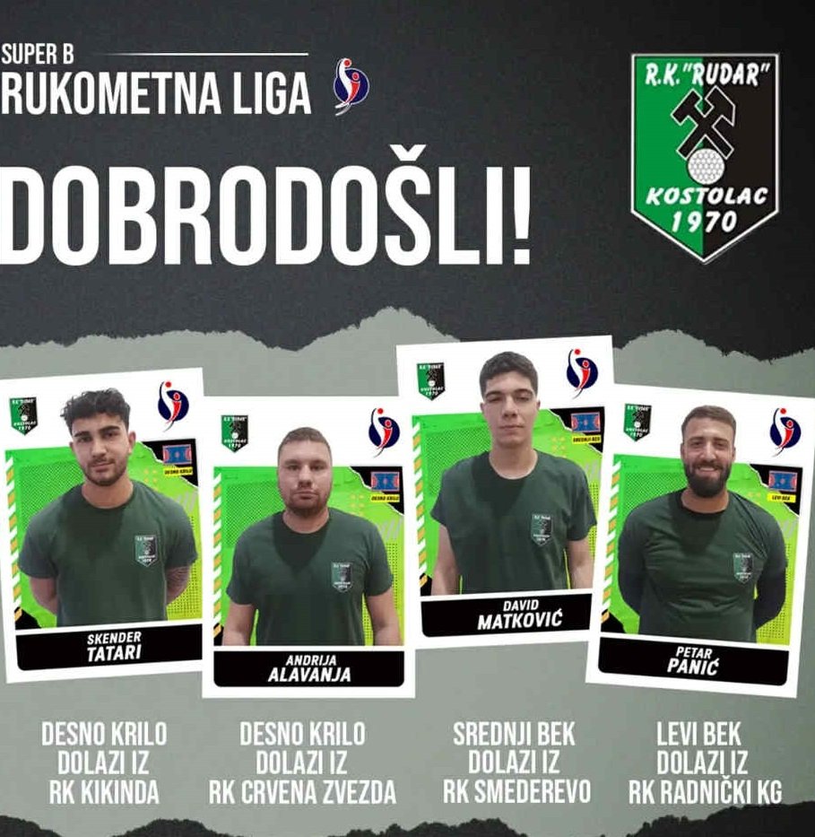 Rudar spreman za start – Kostolčane pojačali Panić, Tatari, Alavanja i Matković