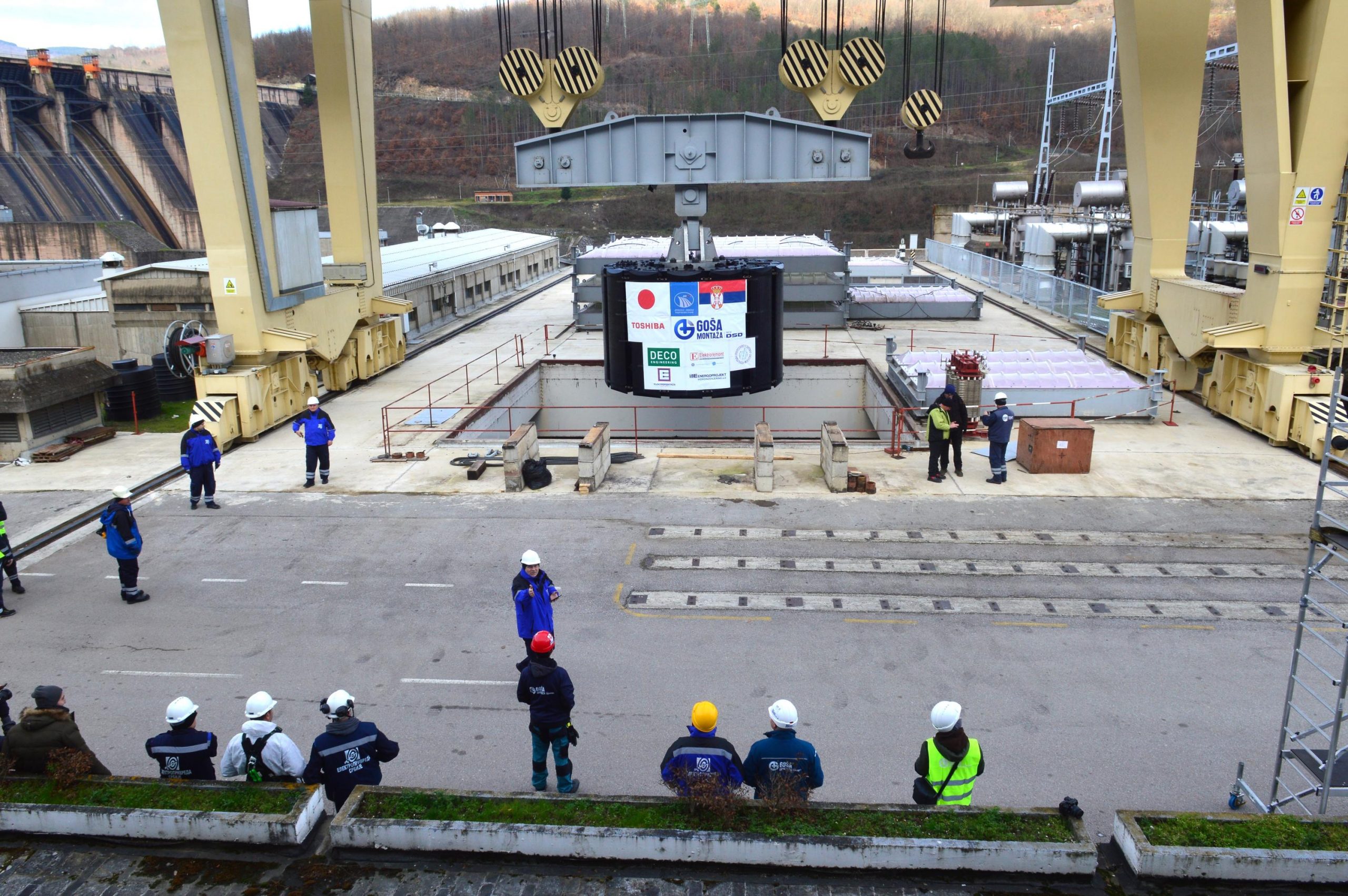 Revitalizacija RHE Bajina Bašta: Spušten rotor od 440 tona