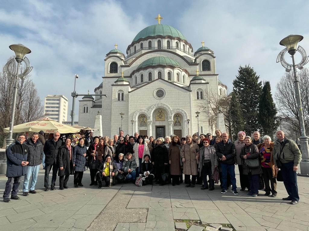 Kostolački invalidi rada na prazničnom izletu u Beogradu