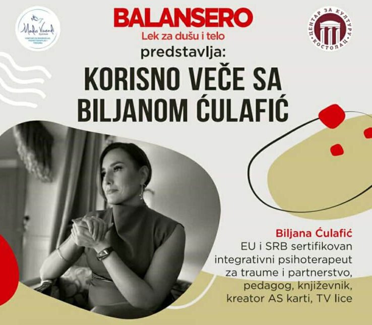 Promocija knjiga i interaktivno druženje sa Biljanom Ćulafić u Kostolcu